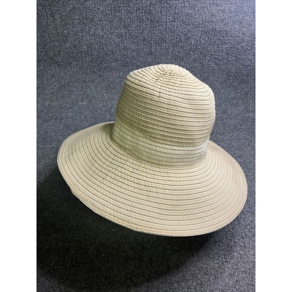 Coolibar UPF 50+ Adjustable One Size Hat Blue, Beige, Beige Classic Brim - Picture 1 of 8